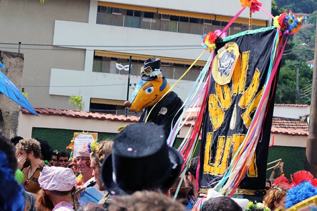 'Luta Bonde' - Stolen tram. By the time I arrived in Rio the quaint old yellow tram of Santa Teresa has been pulled out of action as a result of safety issues. Signs of protest against this decision are all around the neighbourhood. It's presence is missed and the World Cup is held partly to blame for it's neglect.
