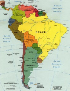 southamerica map