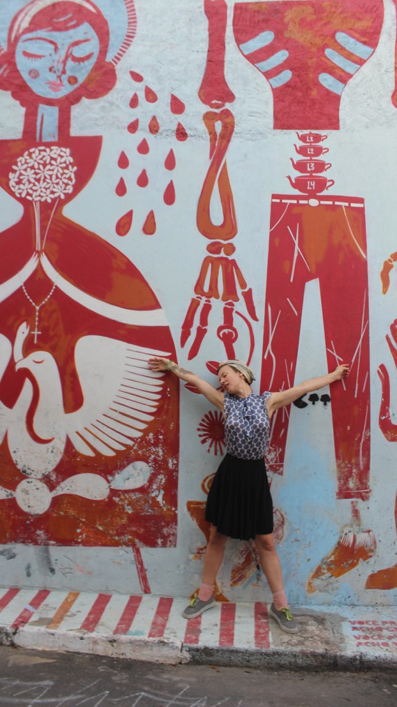 My favourite graffiti all in Beco de Batman.